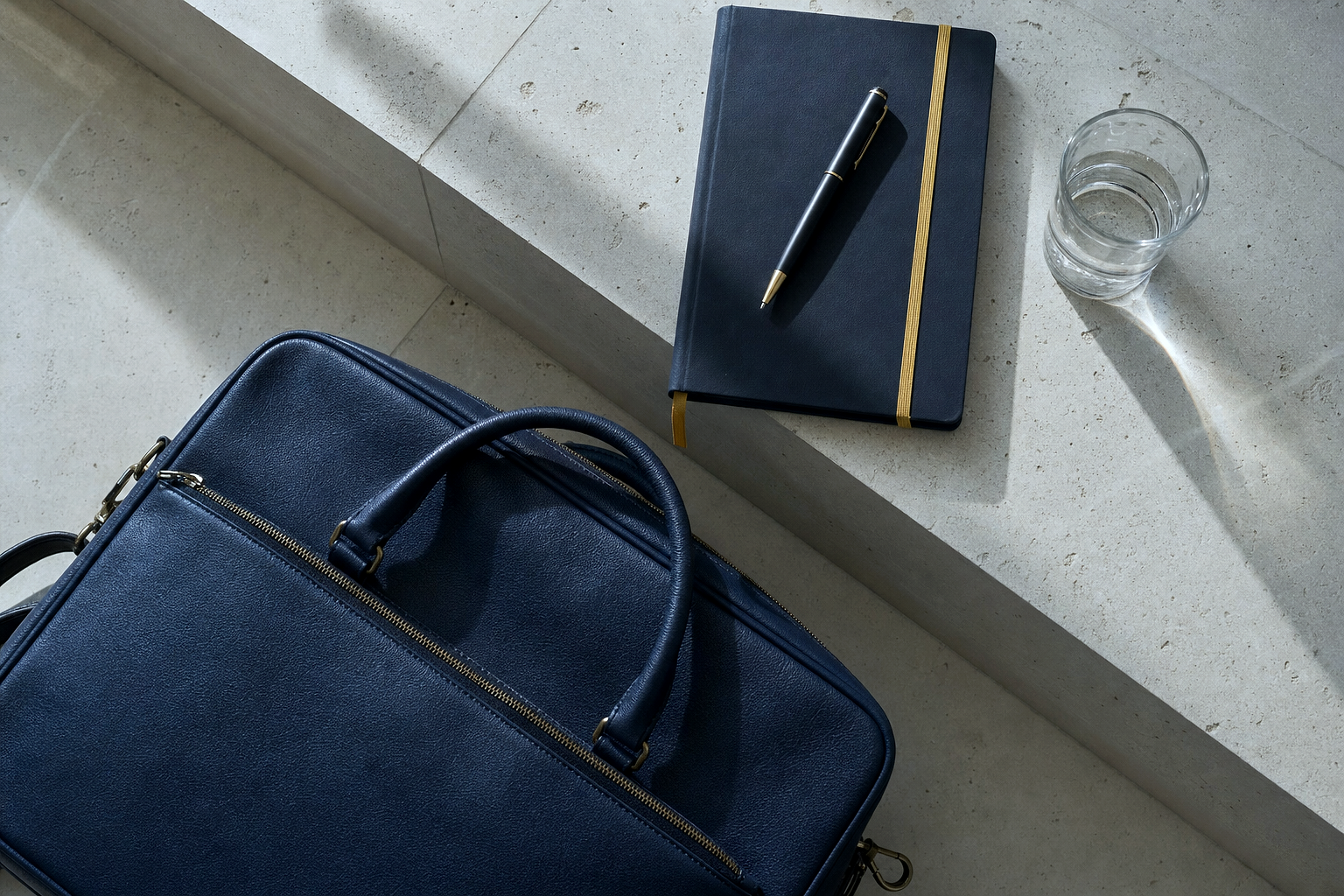 Blackstone Solicitors London, — OVERHEAD CONCEPTUAL FLAT-LAY of objects representing the area's character